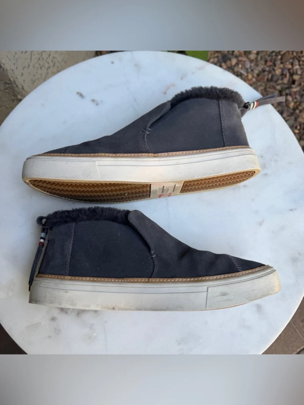 Tom’s Paxton Slip On Suede Fur Loafers